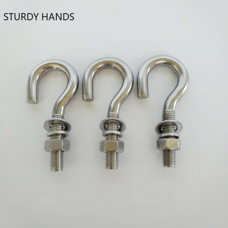 Furniture Hardware Supplies - 2pcs Stainless Steel Hanging Hook Home