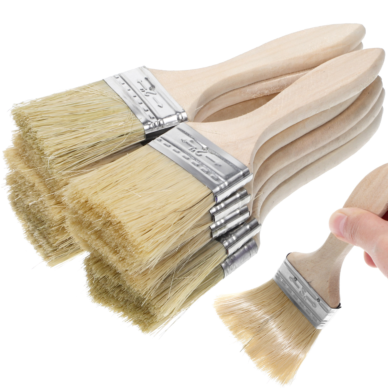 Furniture Joint Hardware - 10 Pcs Thickened Wooden Handle Paint
