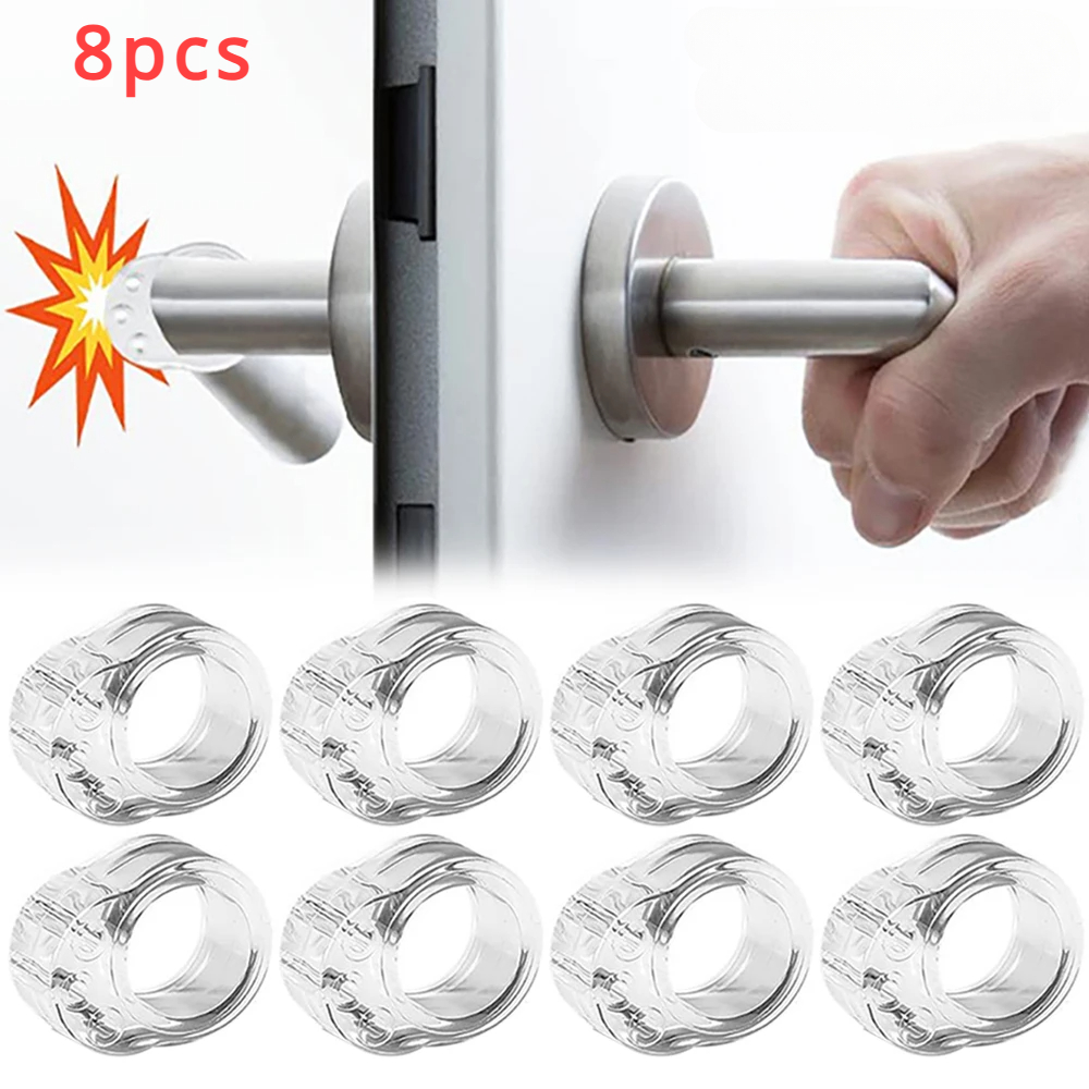 Furniture Hardware Supplies - Door Protector Doorstop Transparent Safety Supplies