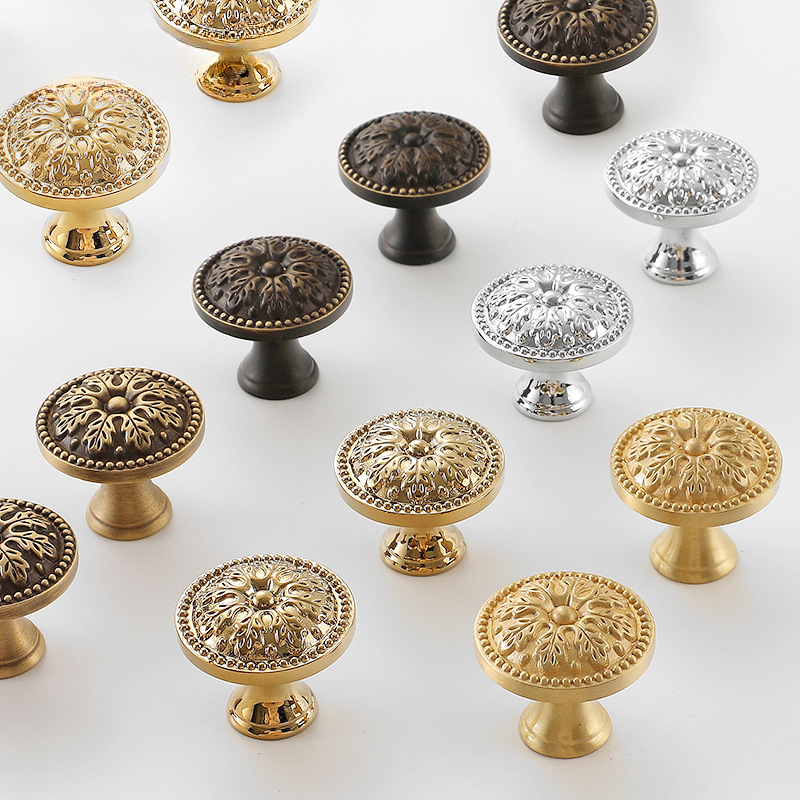 1pcs Satin Brass Cabinet Door  - Furniture Hardware Vintage recensie en prijs