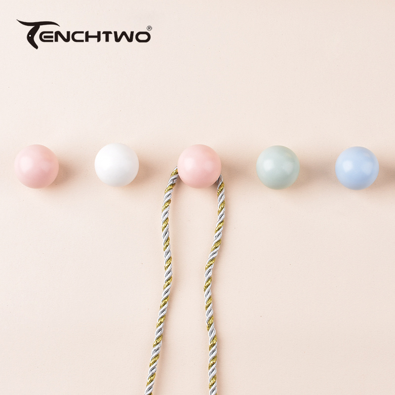 Round Ceramic Hook Clothes Han - Furniture Joint Hardware recensie en prijs