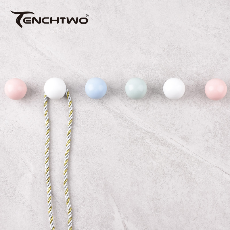 Round Ceramic Hook Clothes Han - Furniture Joint Hardware recensie en prijs