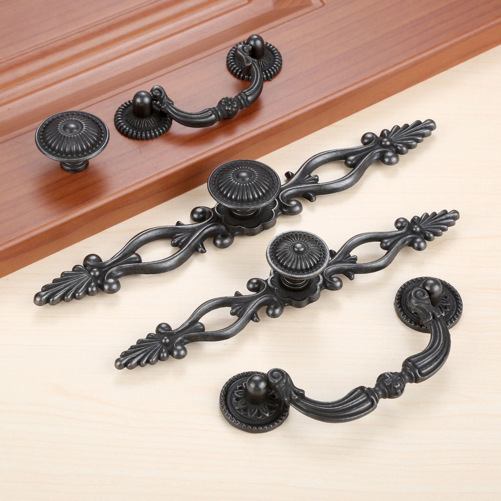 1pc Black Vintage Door Handles - Furniture Joint Hardware recensie en prijs