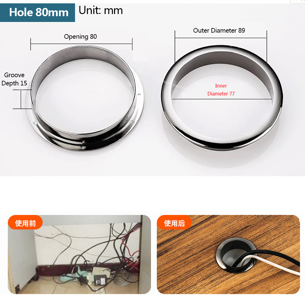 Wire Hole Cover Computer Table - Furniture Hardware Covers recensie en prijs