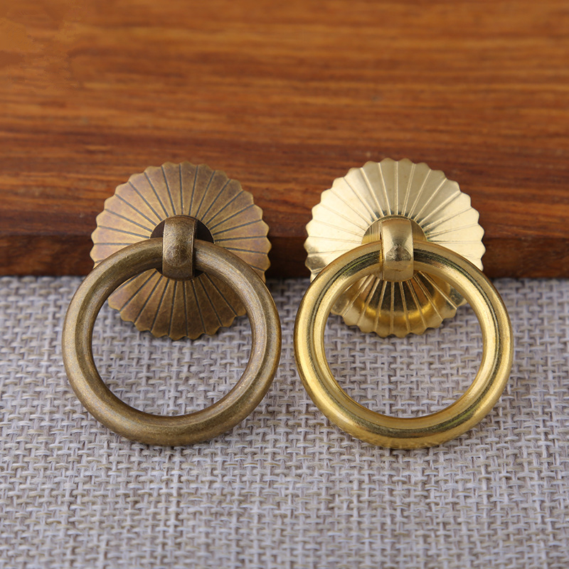 Vintage Brass Cabinet Ring Kno - Furniture Hardware Vintage recensie en prijs