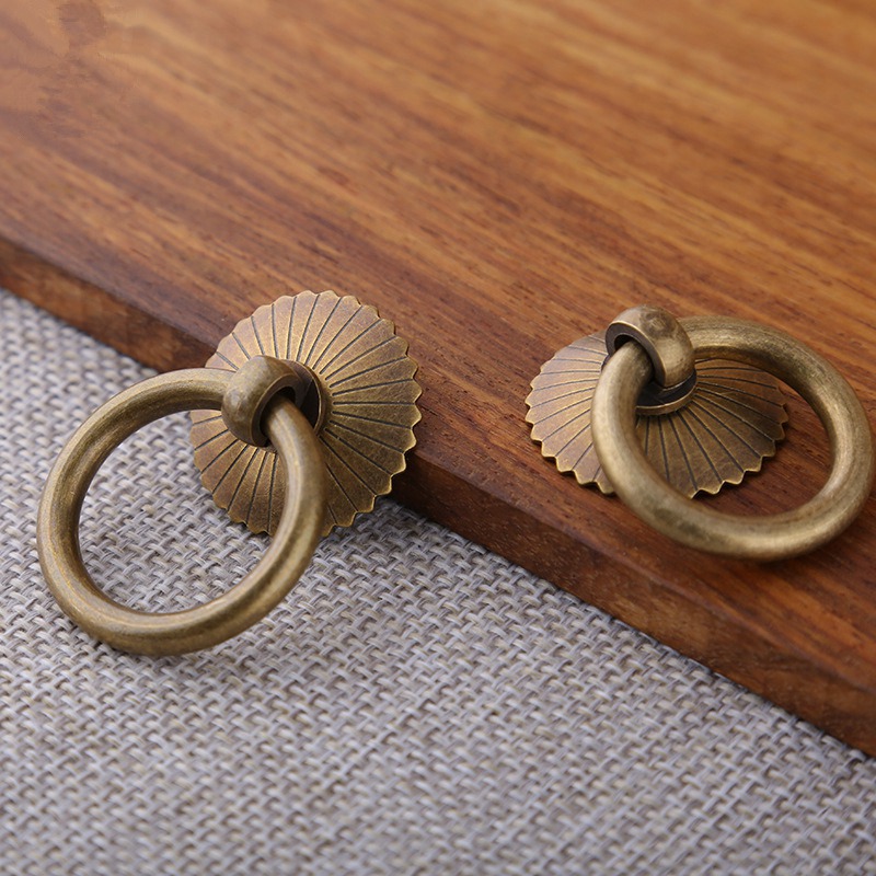 Vintage Brass Cabinet Ring Kno - Furniture Hardware Vintage recensie en prijs