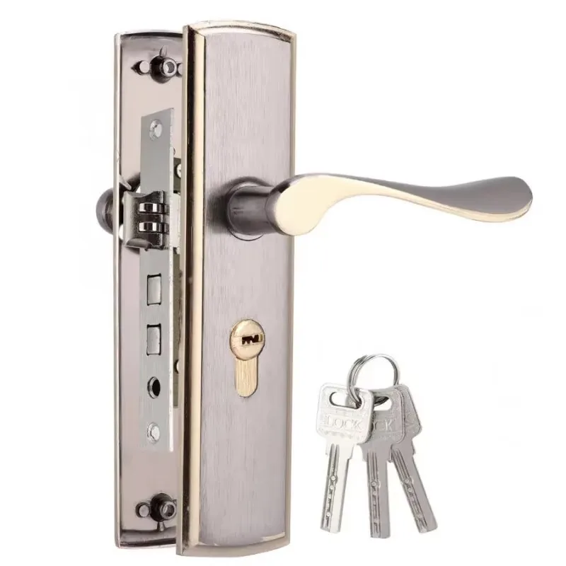 Gold Door Handle Lock Silent H - Furniture Hardware Gold recensie en prijs