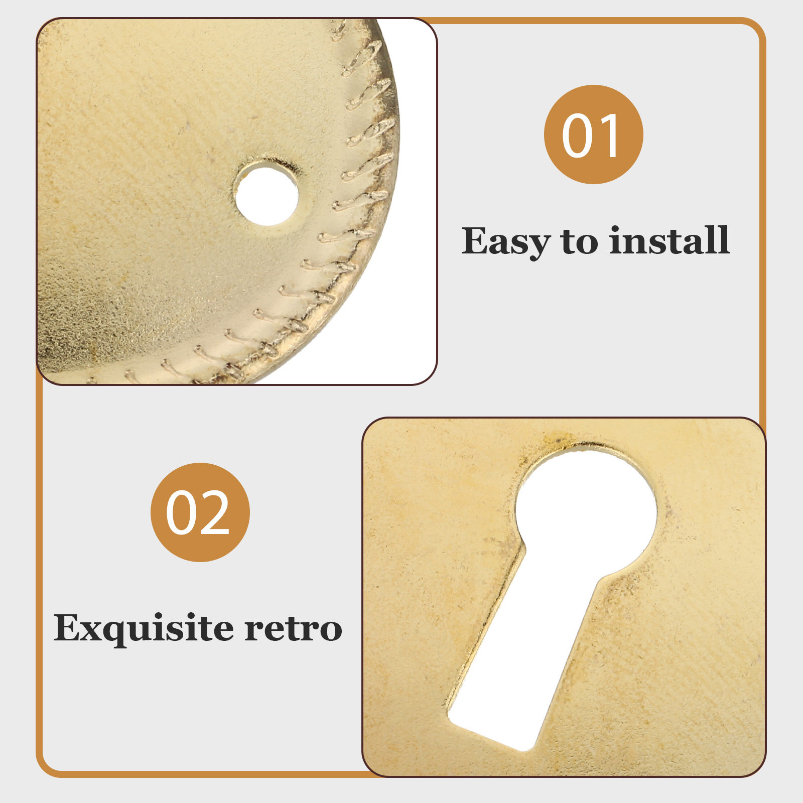 20Pcs Vintage Oval Keyhole Cov - Furniture Hardware Covers recensie en prijs