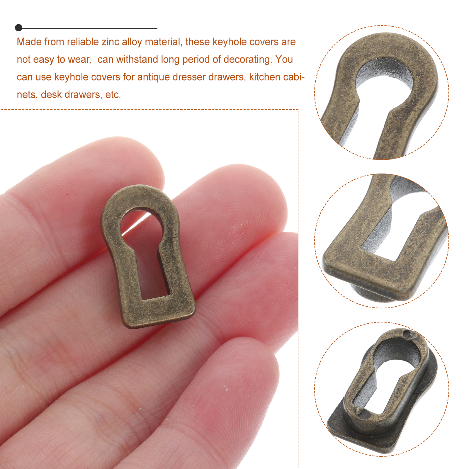 10 Pcs Furniture Lock Decorati - Furniture Hardware Covers recensie en prijs