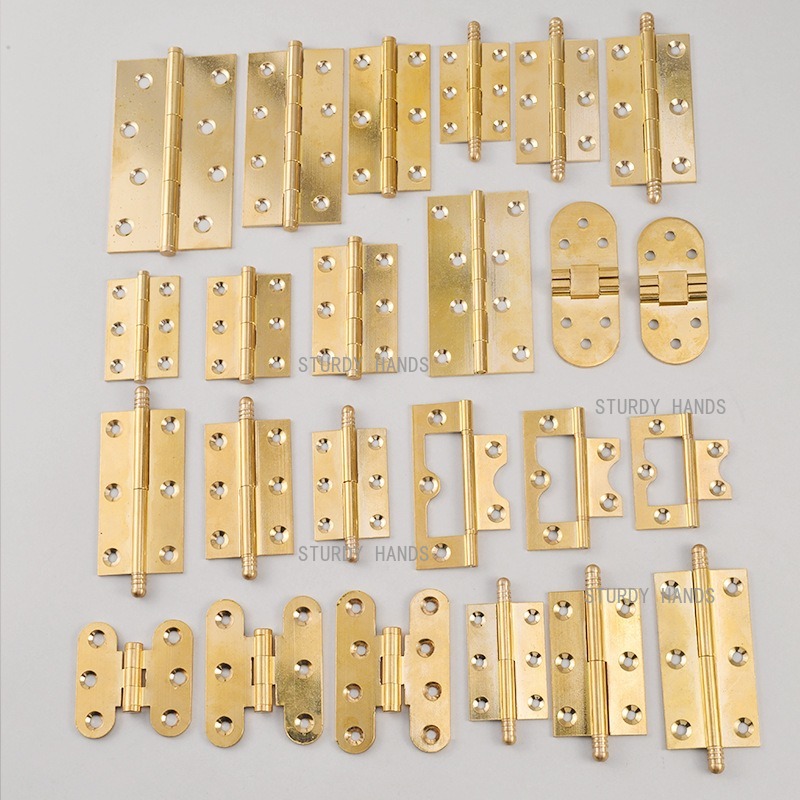 10pcs brass hinges, gold hinge - Furniture Hardware Gold recensie en prijs