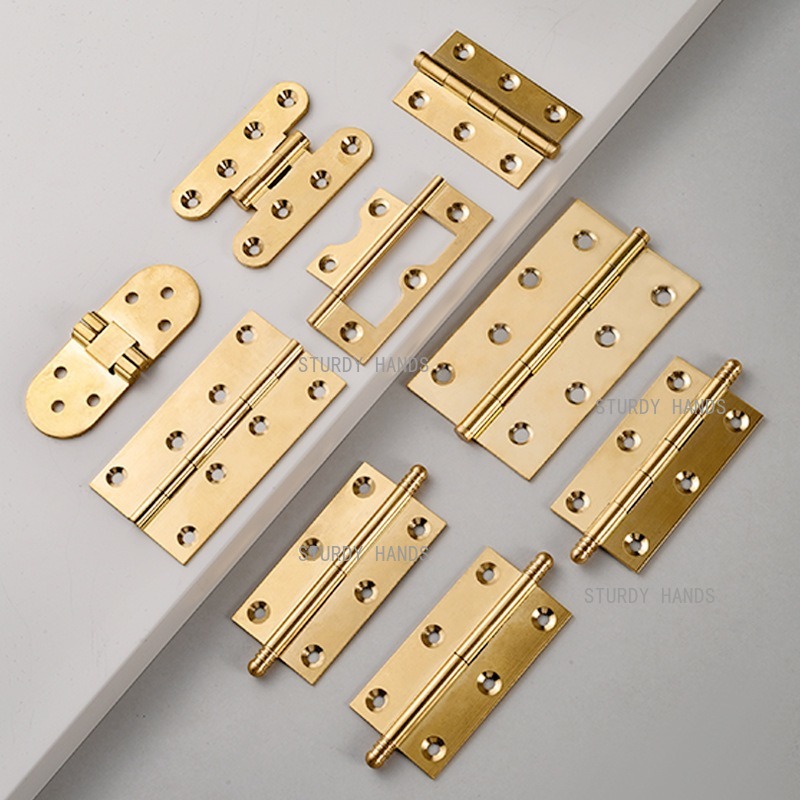 10pcs brass hinges, gold hinge - Furniture Hardware Gold recensie en prijs