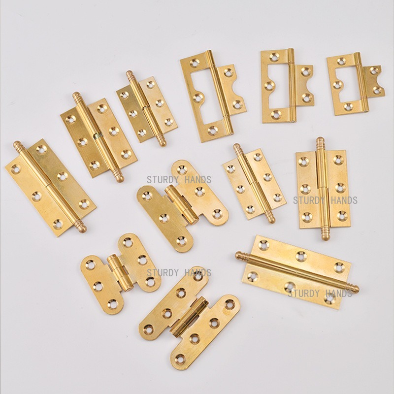 10pcs brass hinges, gold hinge - Furniture Hardware Gold recensie en prijs