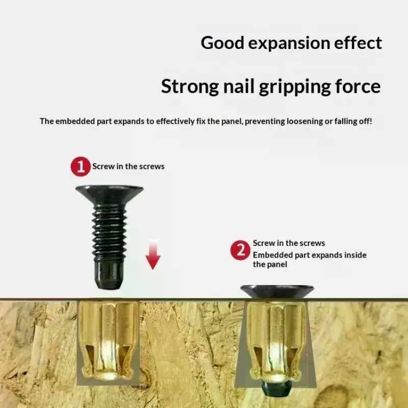 10Pcs Hinge Nut Screw Cabinet  - Furniture Hardware Nut recensie en prijs