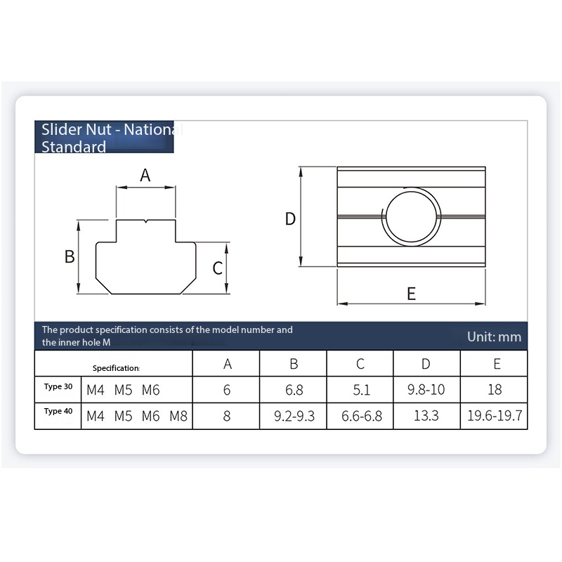 2Pcs 304 Stainless Steel T Sli - Furniture Hardware Nut recensie en prijs
