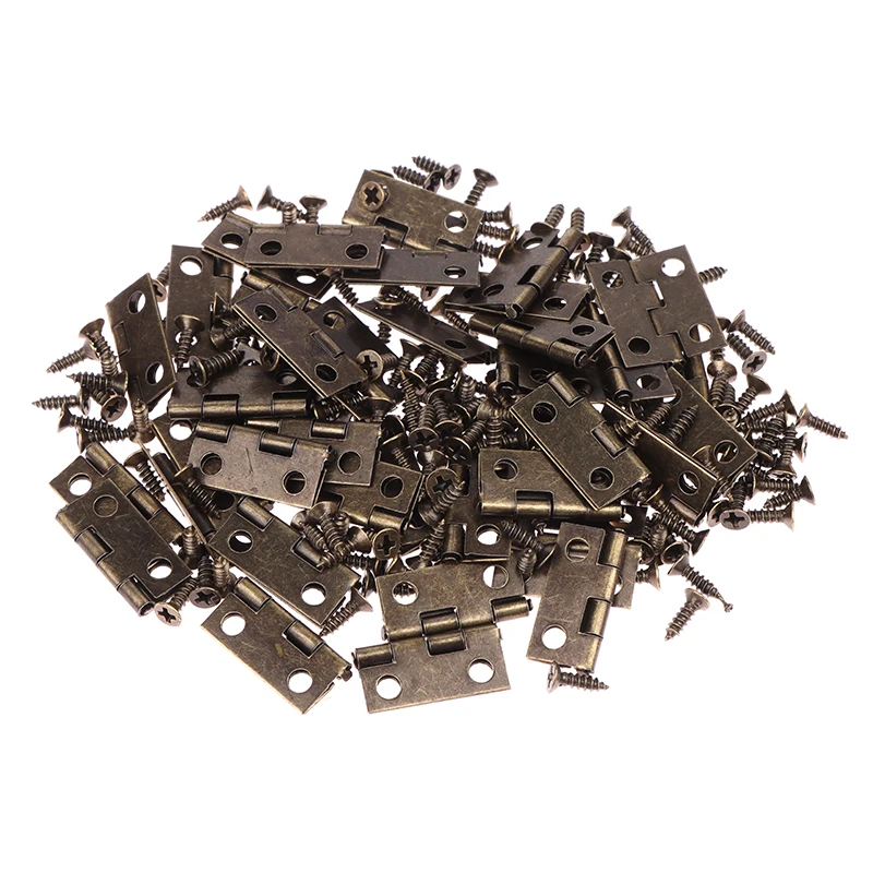 50pcs/box Hinges + 200 Screws  - Furniture Hardware Gold recensie en prijs