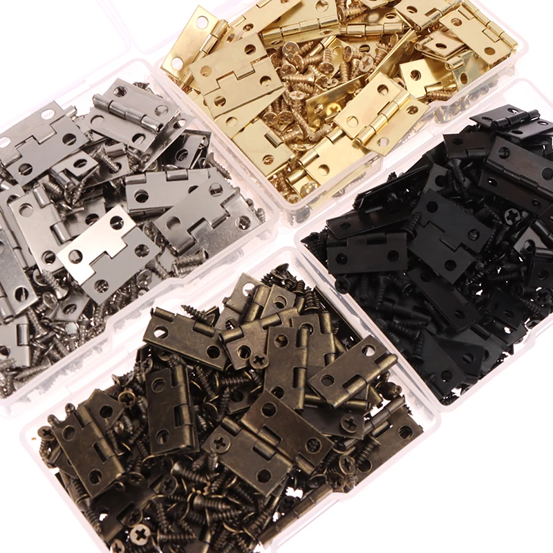 50pcs/box Hinges + 200 Screws  - Furniture Hardware Gold recensie en prijs
