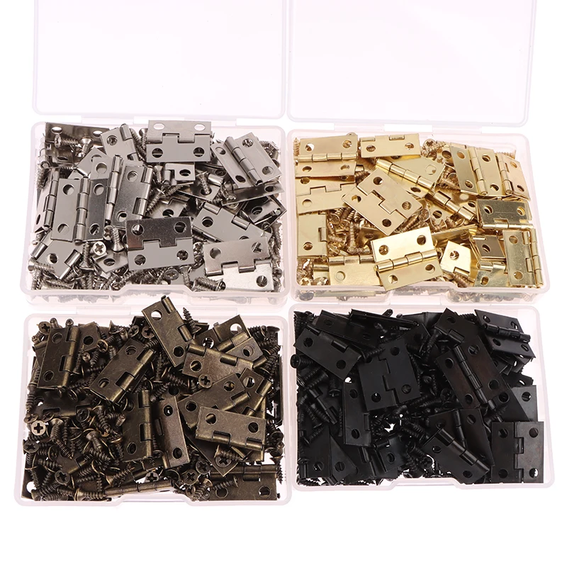50pcs/box Hinges + 200 Screws  - Furniture Hardware Gold recensie en prijs