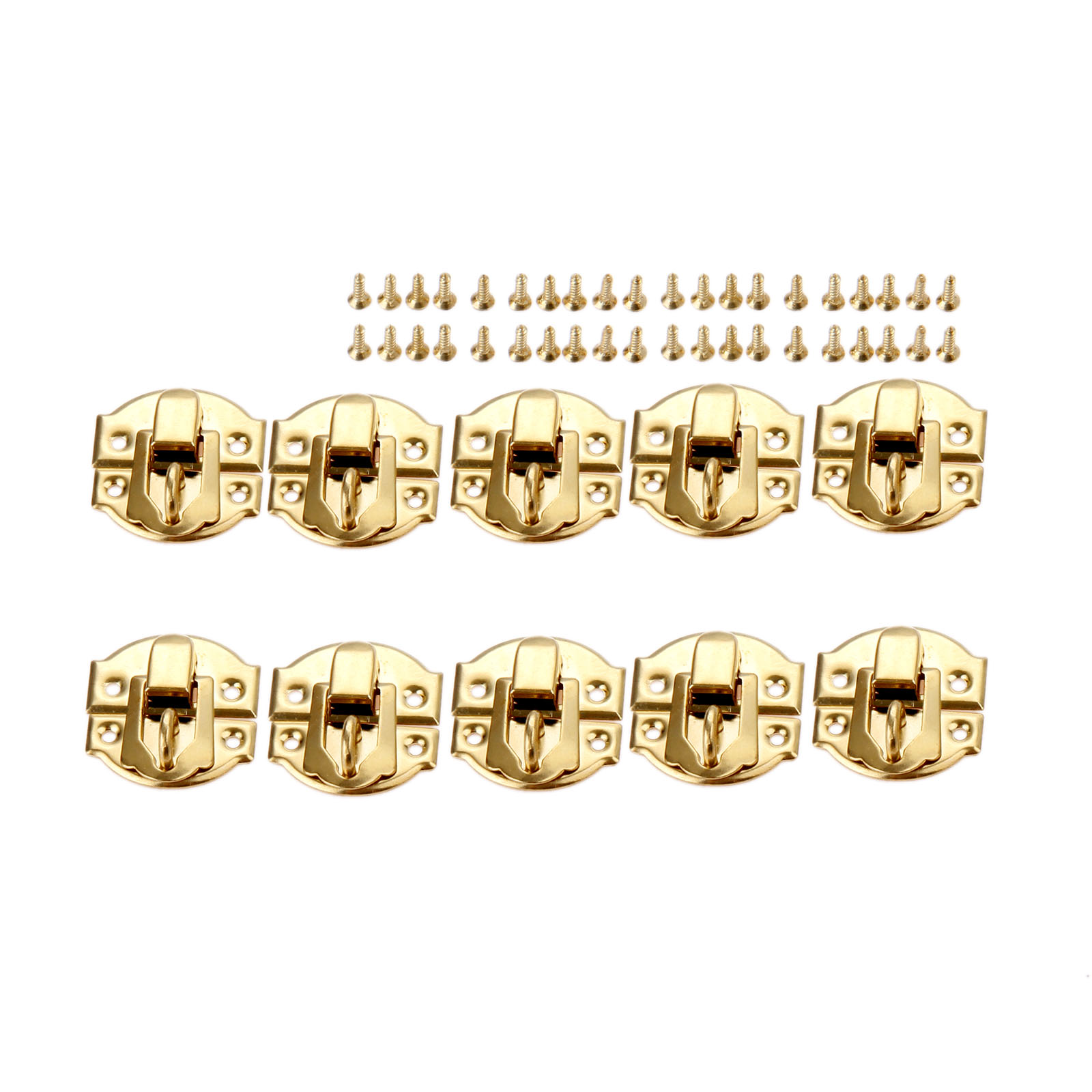10pcs Golden Box Latch Clasps  - Furniture Hardware Vintage recensie en prijs