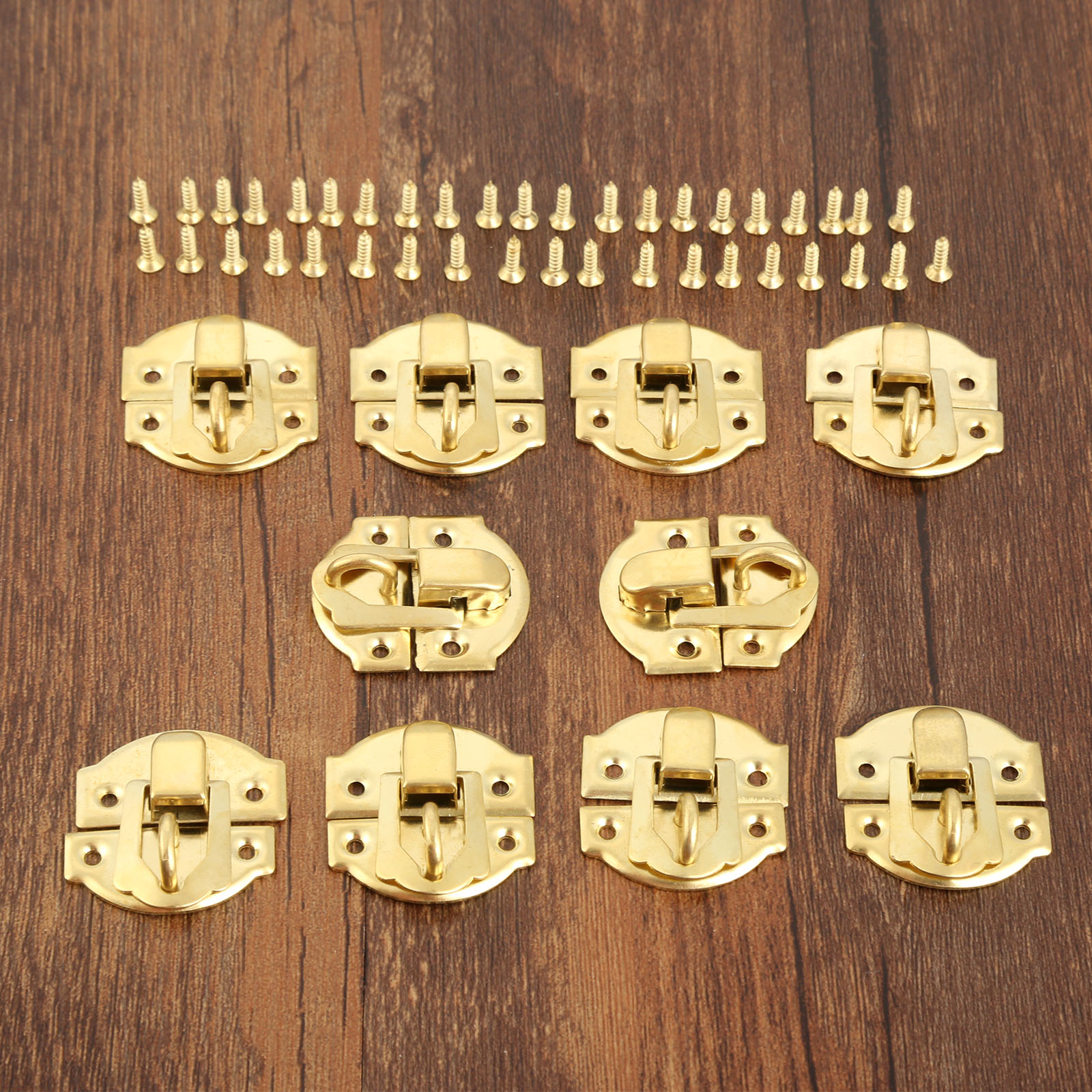 10pcs Golden Box Latch Clasps  - Furniture Hardware Vintage recensie en prijs