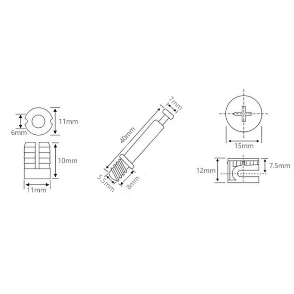 3 in 1 Dowel Jig Screw furnitu - Furniture Hardware Nut recensie en prijs