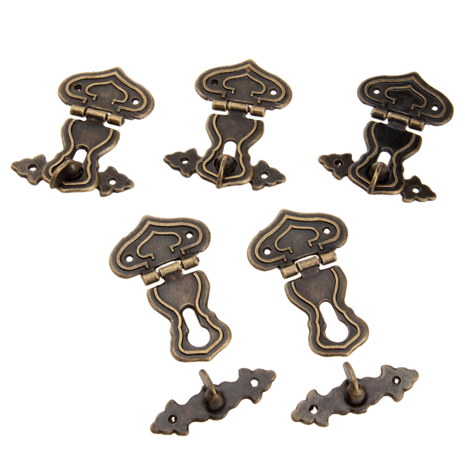 5Pcs 63x47mm Antique Metal Loc - Furniture Hardware Vintage recensie en prijs
