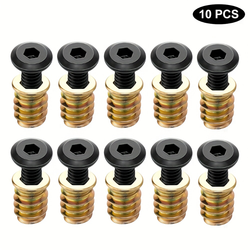 10PCS Nut Threaded Inserts Com - Furniture Hardware Nut recensie en prijs