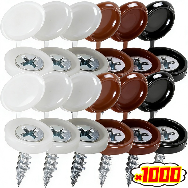 1000/100pcs Plastic Nails Scre - Furniture Hardware Nut recensie en prijs
