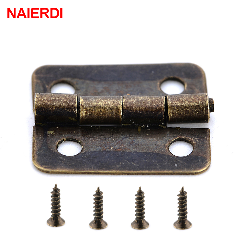 50PCS NAIERDI Antique Hinge Mi - Furniture Hardware Vintage recensie en prijs