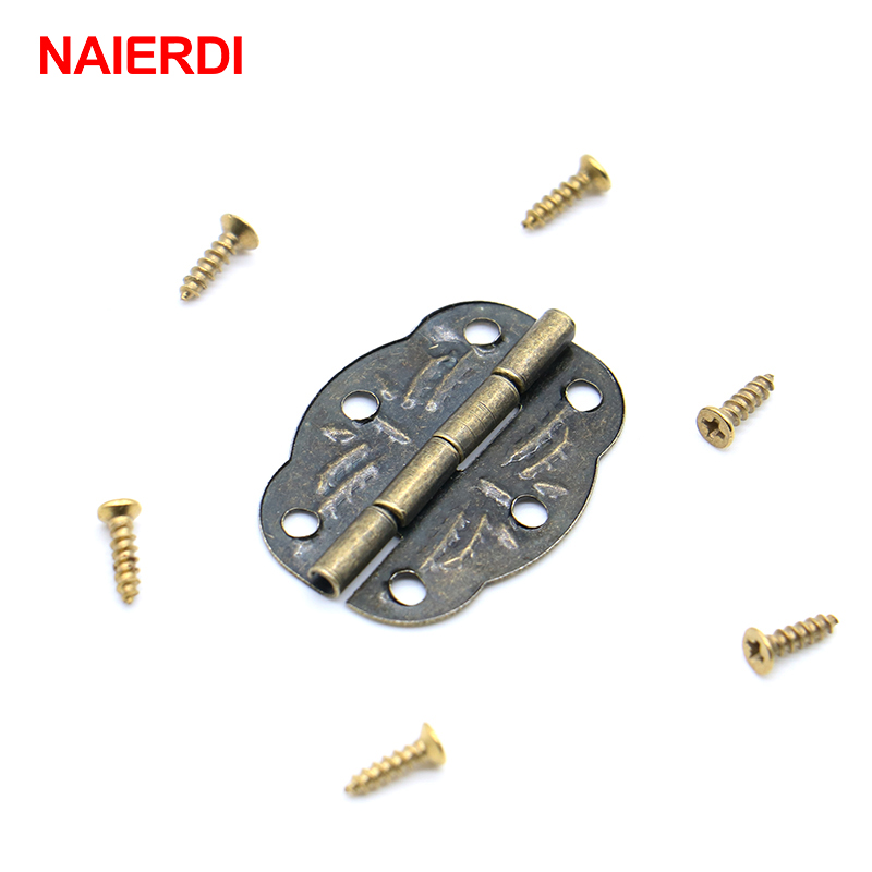 20pcs NAIERDI Bronze Hinges De - Furniture Hardware Vintage recensie en prijs